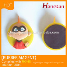 customized rubber fridge magnet soft PVC covered